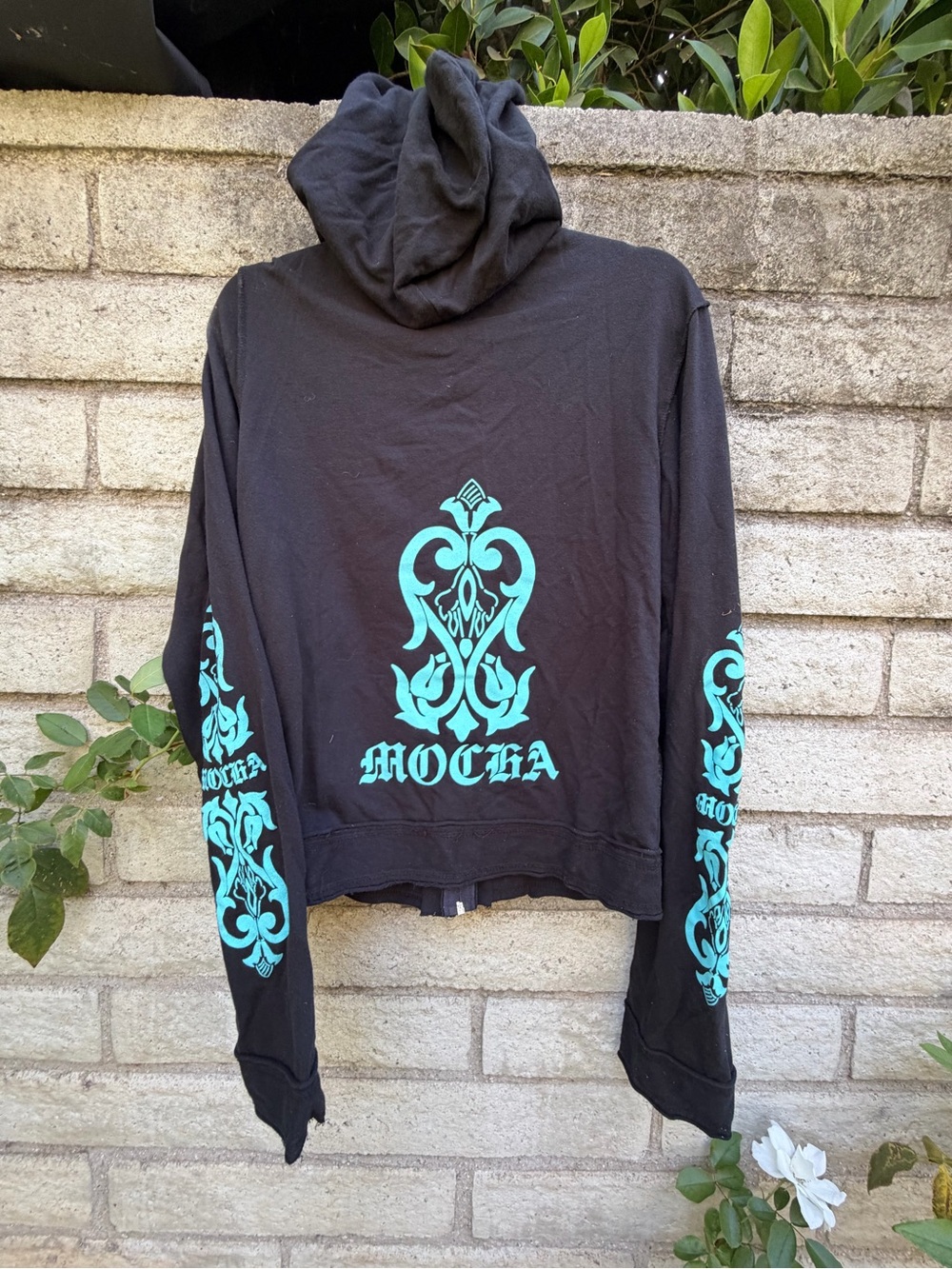 Vintage 90s Mocha by Moran Dahan Black Hoodie